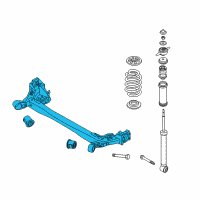 OEM 2019 Hyundai Accent Torsion Axle Complete Diagram - 55100-H9000