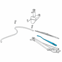 OEM Ford Excursion Wiper Arm Diagram - 4C3Z-17526-AA