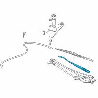 OEM 2007 Ford F-350 Super Duty Wiper Arm Diagram - 4C3Z-17526-AA