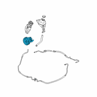 OEM 2004 Cadillac CTS Pump, P/S Diagram - 25756609