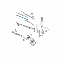 OEM 2008 Pontiac Grand Prix Wiper, Windshield (Refill)(RH) Diagram - 19153354