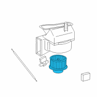 OEM 2000 Toyota Camry Fan & Motor Diagram - 87103-06021