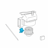 OEM 2001 Toyota Solara Resistor Diagram - 87138-33060