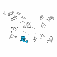 OEM Toyota Sienna Front Mount Diagram - 12360-0P120
