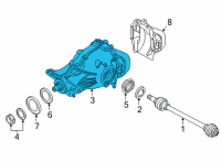 OEM 2017 BMW 540i REAR-AXLE-DRIVE Diagram - 33-10-8-686-205