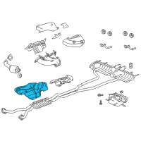 OEM 2011 Cadillac CTS Front Shield Diagram - 20987570