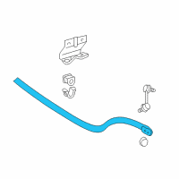 OEM 2006 Lexus LS430 Bar, STABILIZER Diagram - 48811-50110