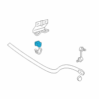 OEM Lexus LS430 Bush, STABILIZER Diagram - 48815-50122