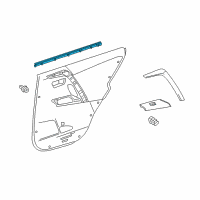 OEM 2015 Toyota RAV4 Belt Weatherstrip Diagram - 68173-0R030