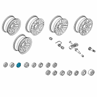 OEM 2020 Ford F-350 Super Duty Wheel Cap Diagram - HC3Z-1130-E