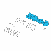 OEM 2004 Ford F-150 Heritage Manifold Diagram - 9L3Z-9430-E