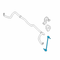 OEM Nissan Rogue Rod Assy-Connecting, Stabilizer Diagram - 54618-4CB0A