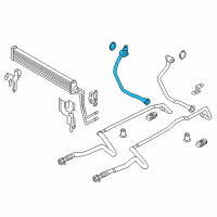 OEM BMW 550i xDrive Oil Cooling Pipe Outlet Diagram - 17-22-7-599-922