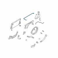 OEM Ford F-250 Super Duty Reservoir Hose Diagram - 8C3Z-8B081-A