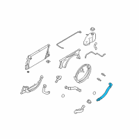 OEM Ford F-350 Super Duty Lower Hose Diagram - 8C3Z-8286-B