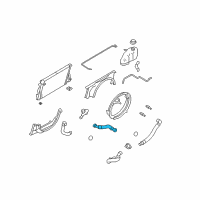 OEM 2010 Ford F-250 Super Duty Upper Hose Diagram - AC3Z-8260-A