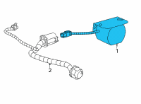 OEM 2008 GMC Sierra 3500 HD Siren Diagram - 23239223