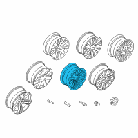 OEM 2016 BMW 535i GT xDrive Alloy Rim, Forged Diagram - 36-11-6-775-393