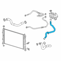 OEM 2020 Chevrolet Silverado 1500 Outlet Hose Diagram - 84545535