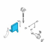 OEM Infiniti Q45 Engine Control Module Diagram - 23710-AR203