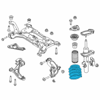 OEM 2013 Ford Focus Coil Spring Diagram - CV6Z-5310-J