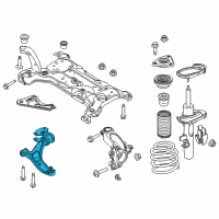 OEM Ford Focus Lower Control Arm Diagram - CV6Z-3079-B