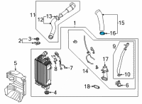 OEM Hyundai Clamp-Hose Diagram - 28292-2F070