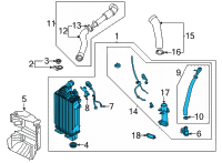 OEM 2022 Hyundai Sonata Complete-Inter Cooler Diagram - 28270-2S300