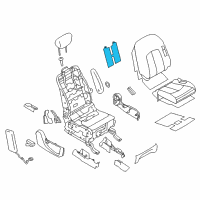 OEM 2012 Nissan Quest Heater Unit Front Seat Back Diagram - 87635-1JB6C