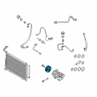 OEM 2018 Ford Fiesta Clutch & Pulley Diagram - AV1Z-19D786-A
