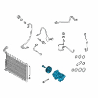OEM 2018 Ford EcoSport Compressor Diagram - H1BZ-19703-F