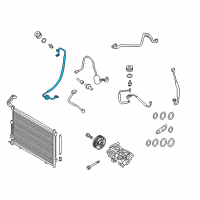 OEM 2019 Ford EcoSport Suction Line Diagram - GN1Z-19867-F