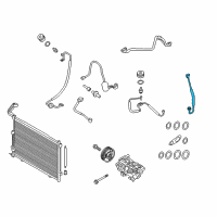 OEM 2019 Ford EcoSport Liquid Line Diagram - CN1Z-19835-B