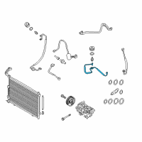 OEM 2019 Ford EcoSport Liquid Line Diagram - GN1Z-19835-G