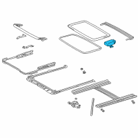 OEM Toyota Corolla Relay, Sliding Roof Control Diagram - 85921-12070