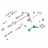 OEM GMC Switch Asm, Turn Signal & Headlamp Dimmer Switch & Windshield Wiper & Windshield Washer (W/ Lever) Diagram - 26100853