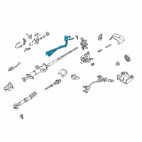 OEM 2000 Oldsmobile Bravada Switch Asm, Ignition & Start Diagram - 26070111