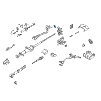 OEM Cadillac Cylinder & Keys Diagram - 12472981