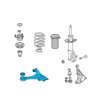 OEM 2009 Honda Civic Arm, Left Front (Lower) Diagram - 51360-SNA-A03