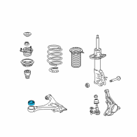 OEM Honda Civic Bush, Front Compliance Diagram - 51391-SNA-305