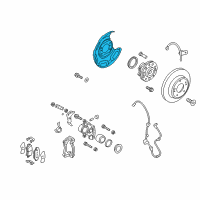 OEM 2016 Kia Forte Splash Shield, Right Diagram - 583903X100