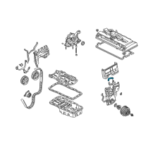 OEM 1997 Honda Civic del Sol Seal A, Engine Mounting Bracket Rubber Diagram - 11925-P30-000