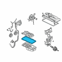 OEM Honda CR-V Gasket, Oil Pan Diagram - 11251-P30-004