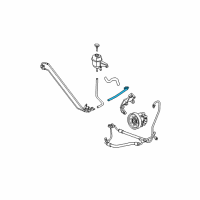 OEM 2005 Cadillac CTS Hose, P/S Gear Outlet Diagram - 25743804