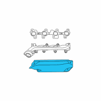 OEM Ram 1500 Shield-Exhaust Manifold Diagram - 53032835AF