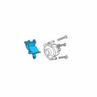 OEM 2002 Dodge Stratus Alternator Bracket Diagram - 4861551AA