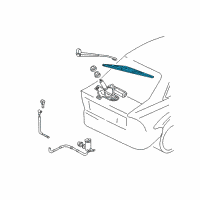 OEM 2001 Ford Focus Wiper Blade Diagram - 4S4Z-17528-AB