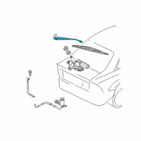 OEM 2005 Ford Focus Wiper Arm Diagram - 6S4Z-17526-CA