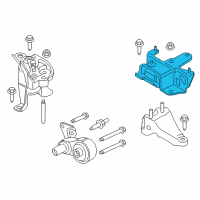 OEM 2015 Ford Fiesta Upper Bracket Diagram - C1BZ-6068-E