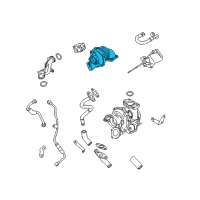 OEM BMW 335d Exchange-Turbo Charger Diagram - 11-65-7-802-587